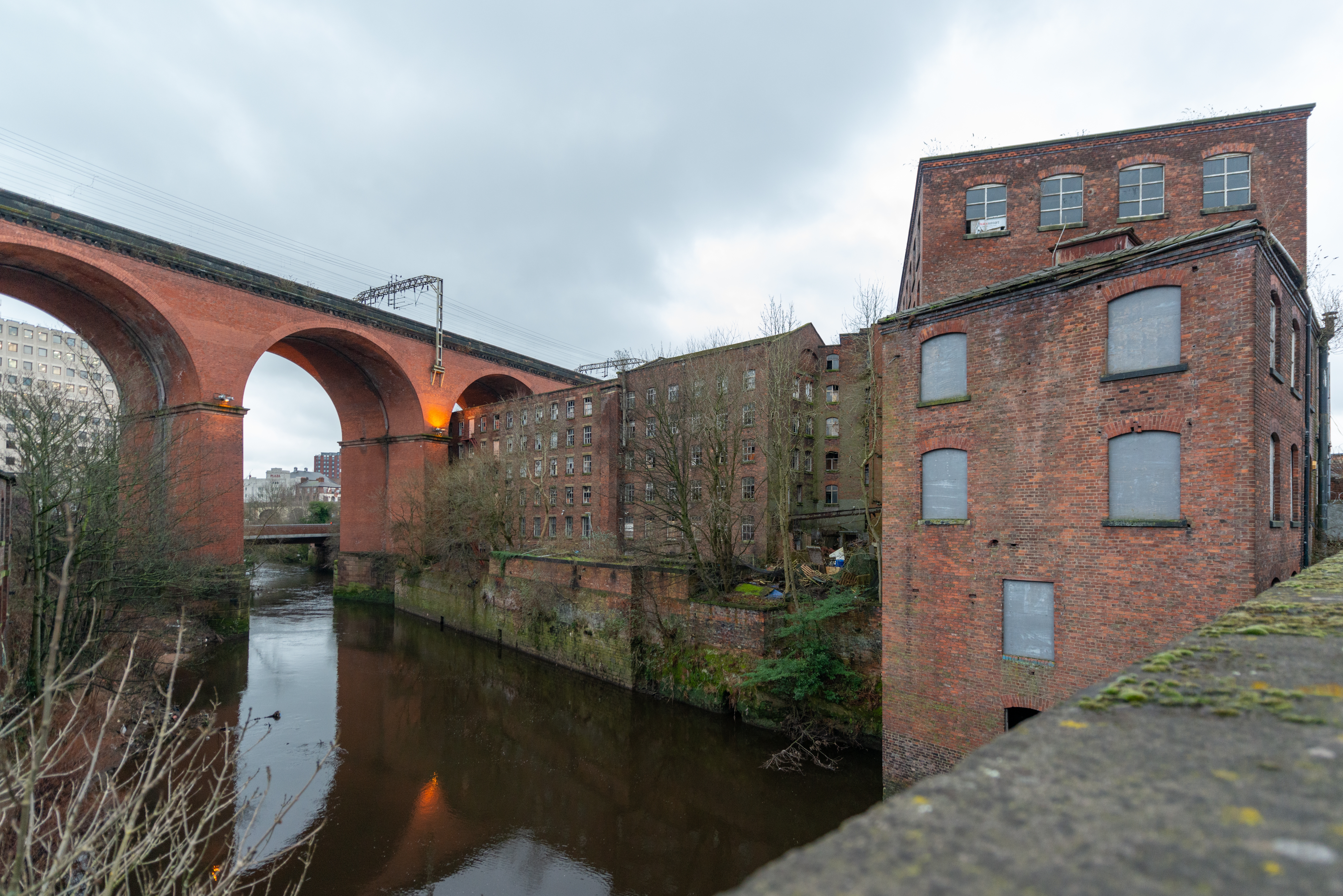 Weir Mill, Stockport prior to construction works